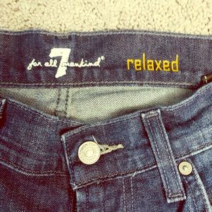 Men’s 7 for all mankind relaxed fit Jeans 30w x 32